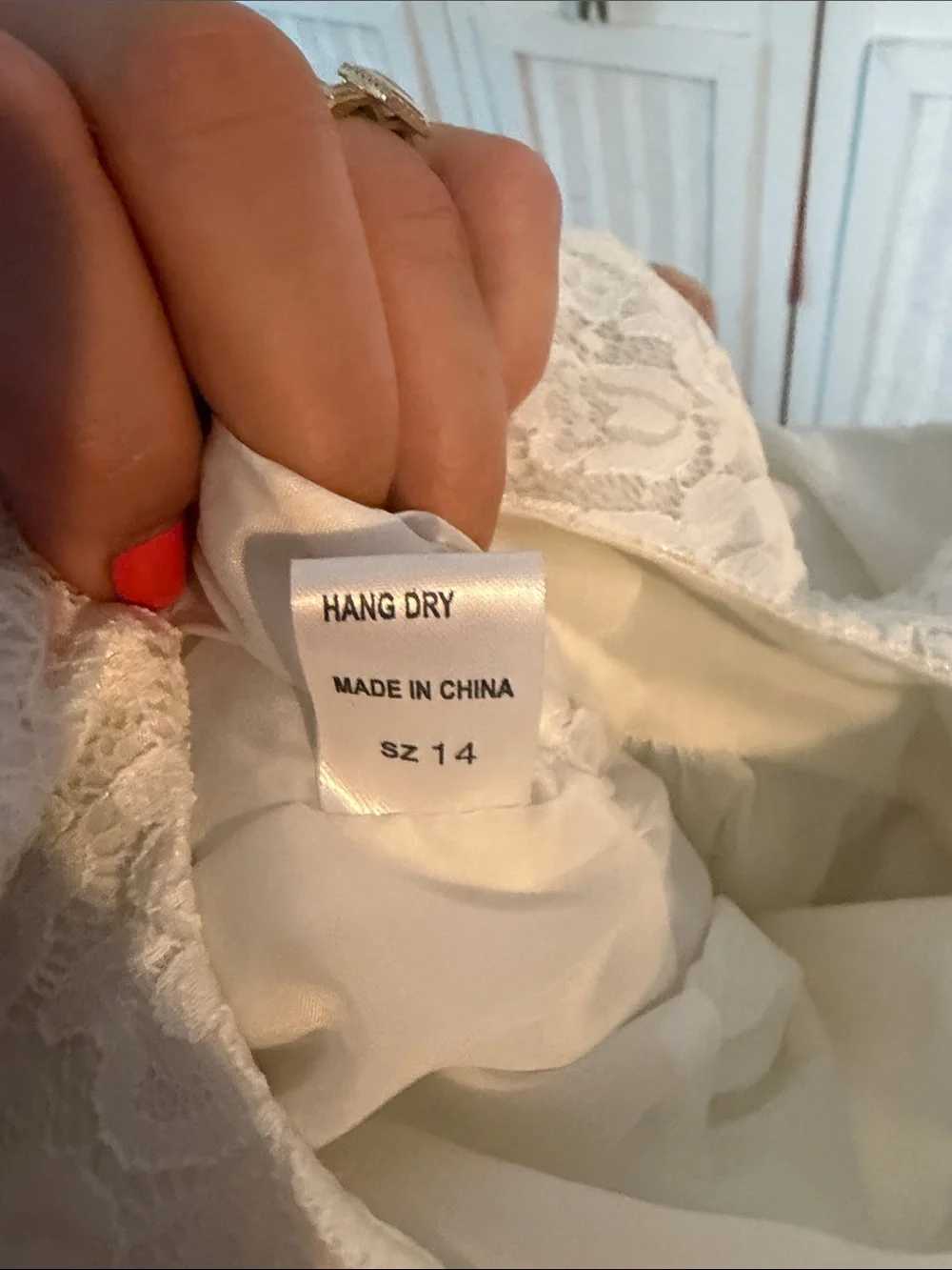 Ivory Flower Girl Dress - Size 14 tulle and lace